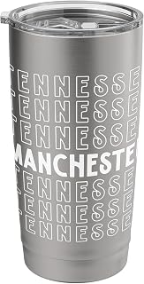 Manchester Tennessee TN Stacked for Men and Women Stainless Steel Insulated Tumbler