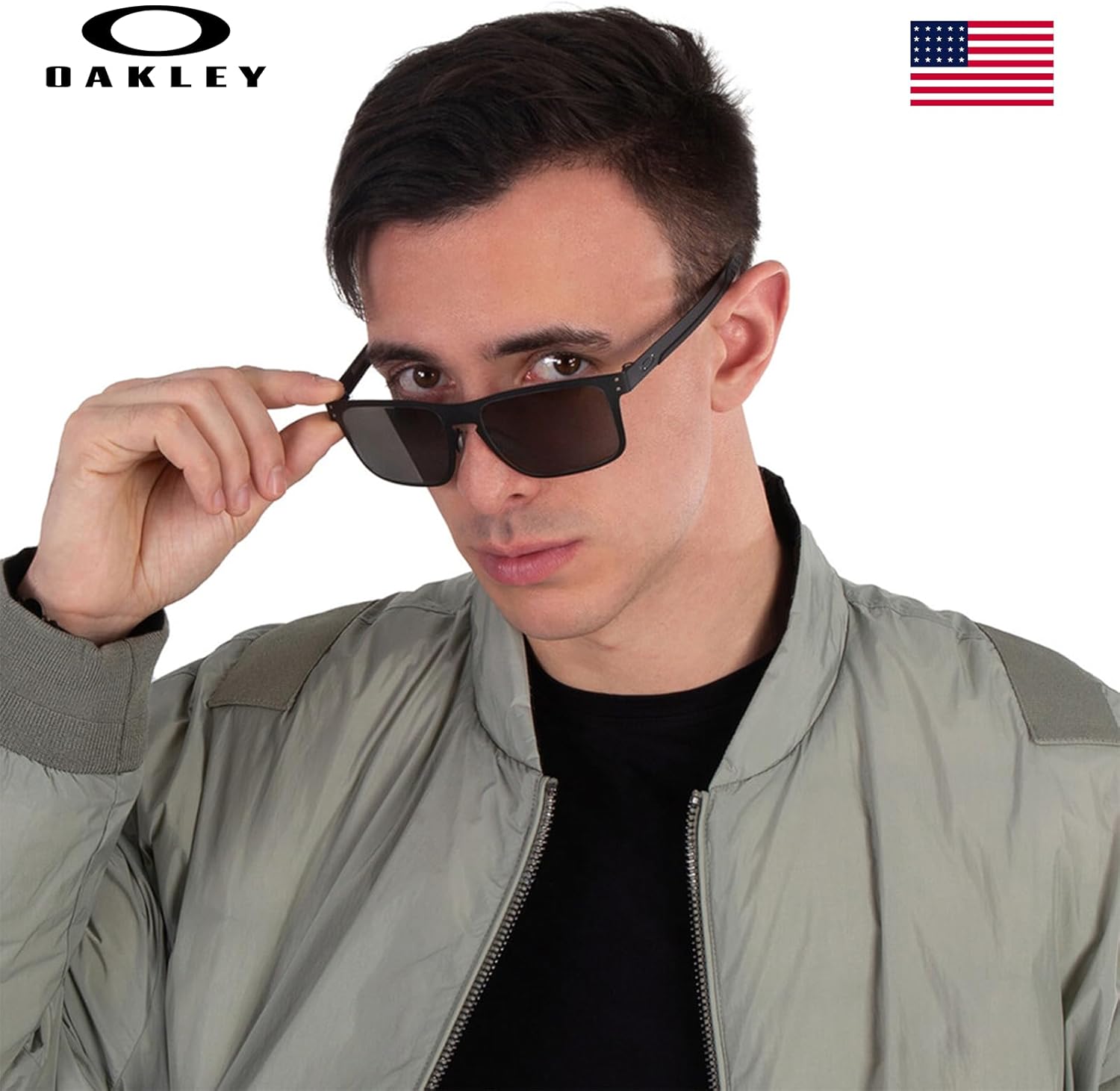 Oakley HOLBROOK METAL OO4123 Square Shape Sunglasses With Official Eyewear Kit