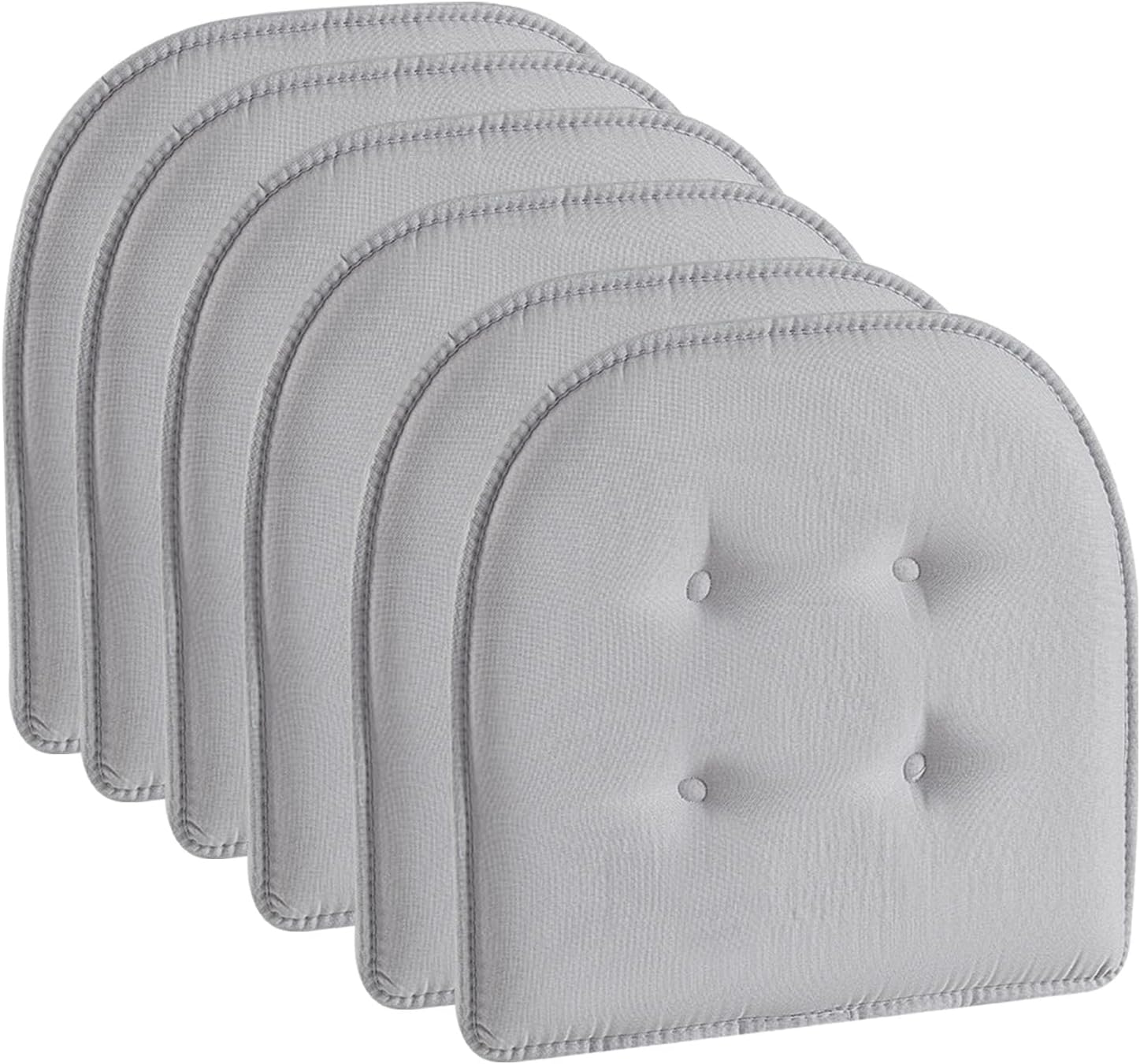 Chair Cushions for Dining Chairs, Set of 6 Comfortable Pads
