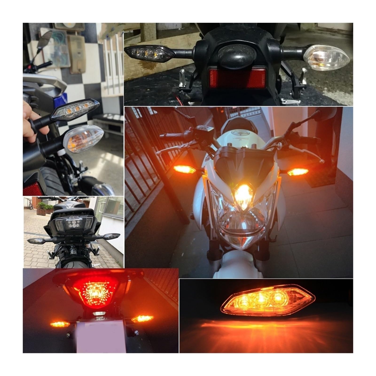 Mini uniwersalne wskaźniki Dla Yamaha MT-03 2016-2023 Motocyklowe kierunkowskazy LED