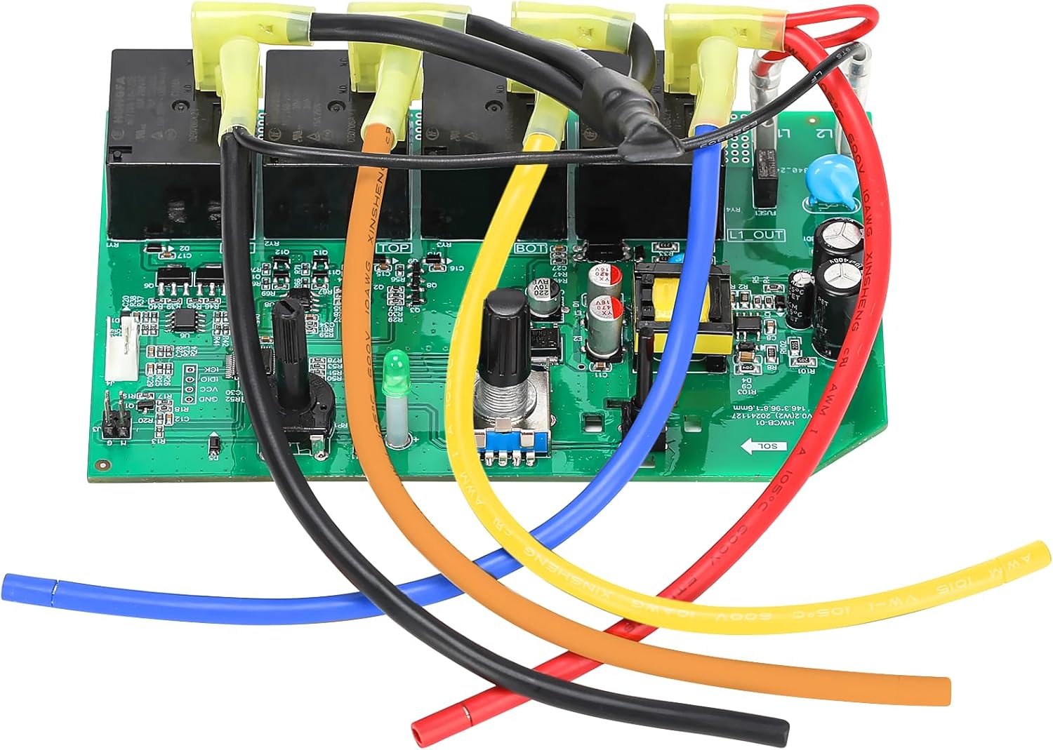 100093769 Electronic Control Board for Water Heaters, Energy-Efficient Replacement Kit with Control Panel Cover, Ideal for Home and Department Use