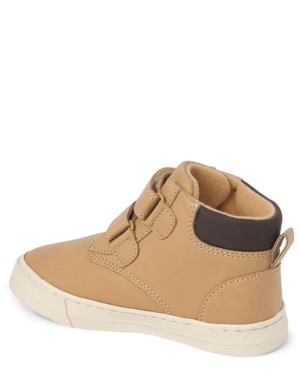 Gymboree,Boys and Toddler Short Casual Boot,Tan Sneaker Boot,13 Years by Gymboree - Image 4