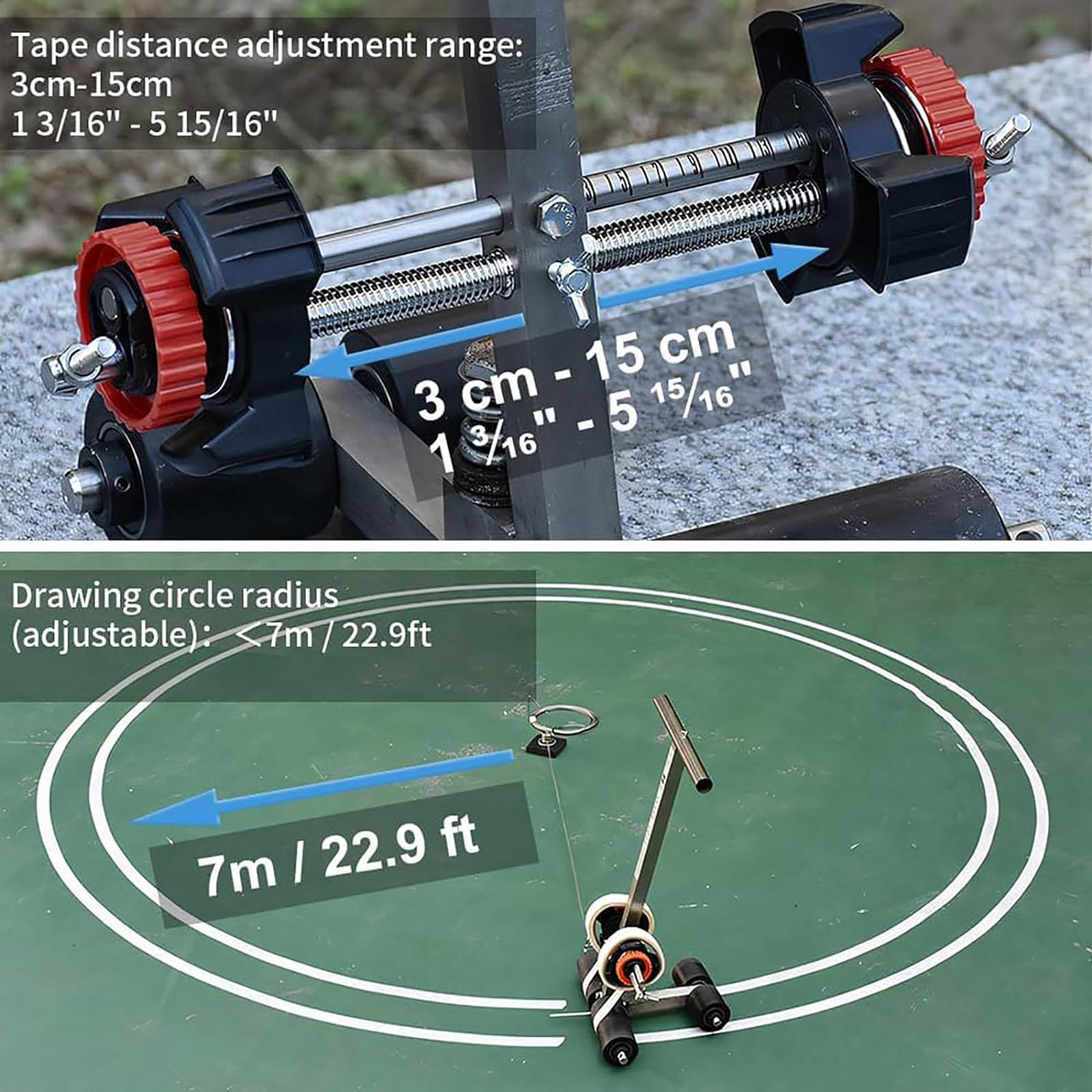 Máquina para marcar líneas, Equipo para marcar con Cinta de enmascarar, máquina para Pegar Cinta Adhesiva para canchas de Baloncesto, señalización Vial y estacionamientos.