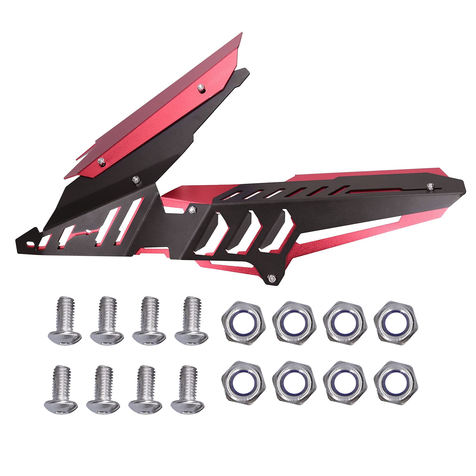 Yinhing Tylna Osłona łańcucha, CNC ze Stopu Aluminium, Czerwona, do