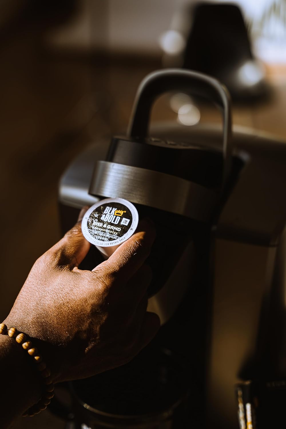 BLK & Bold Rise & GRND, Keurig Single Serve K-Cup Coffee Pods, Premium Medium Roast, 100% Arabica Beans, 60 Count (6 Packs of 10)
