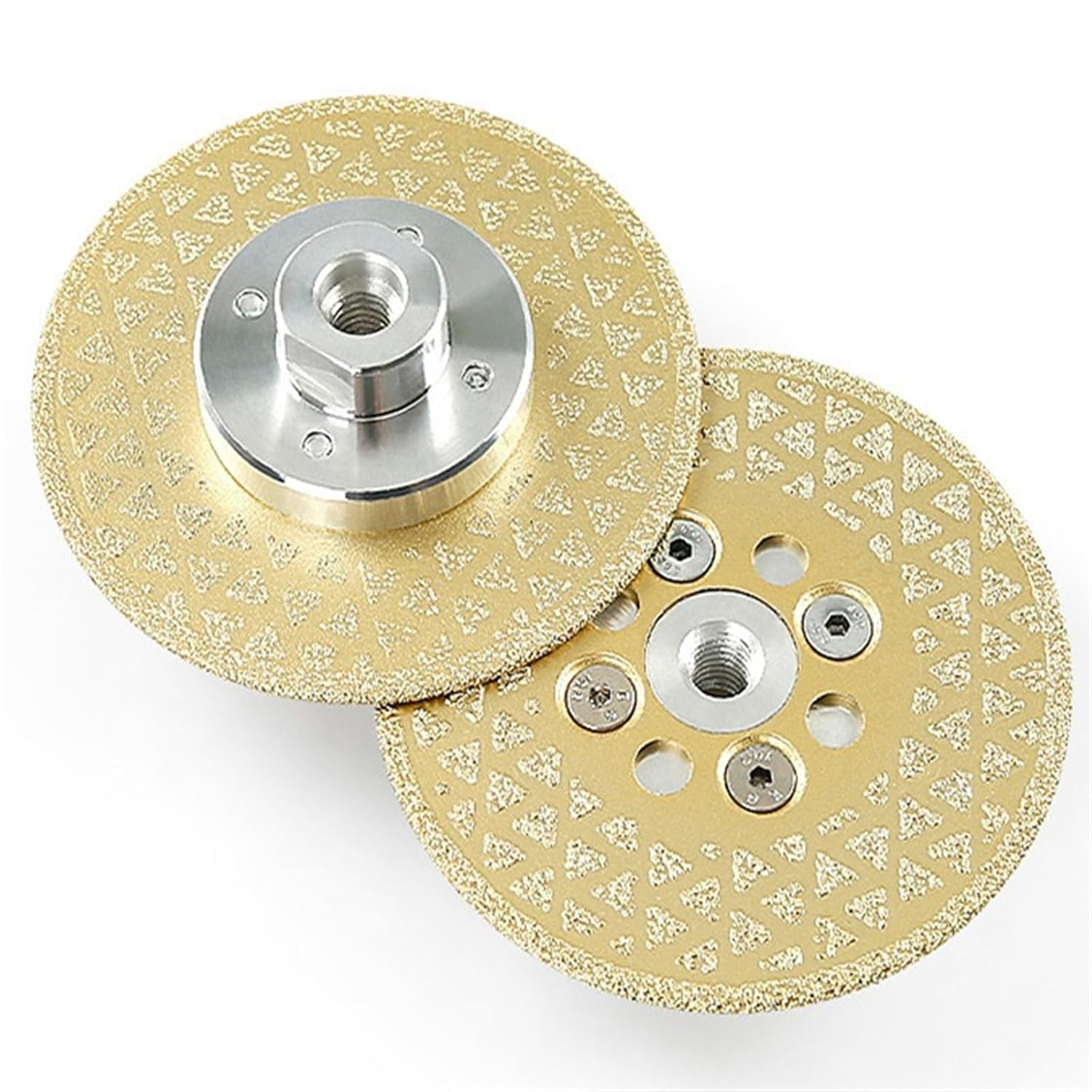 Angle Grinding Wheel - Electroplated Diamond,4 1/2" Ranite Grinding Wheel,High Strength Alloy Steel, for Metal, Stone, Concrete, Tile Cutting & Grinding (3set, one Size, 45, Medium)
