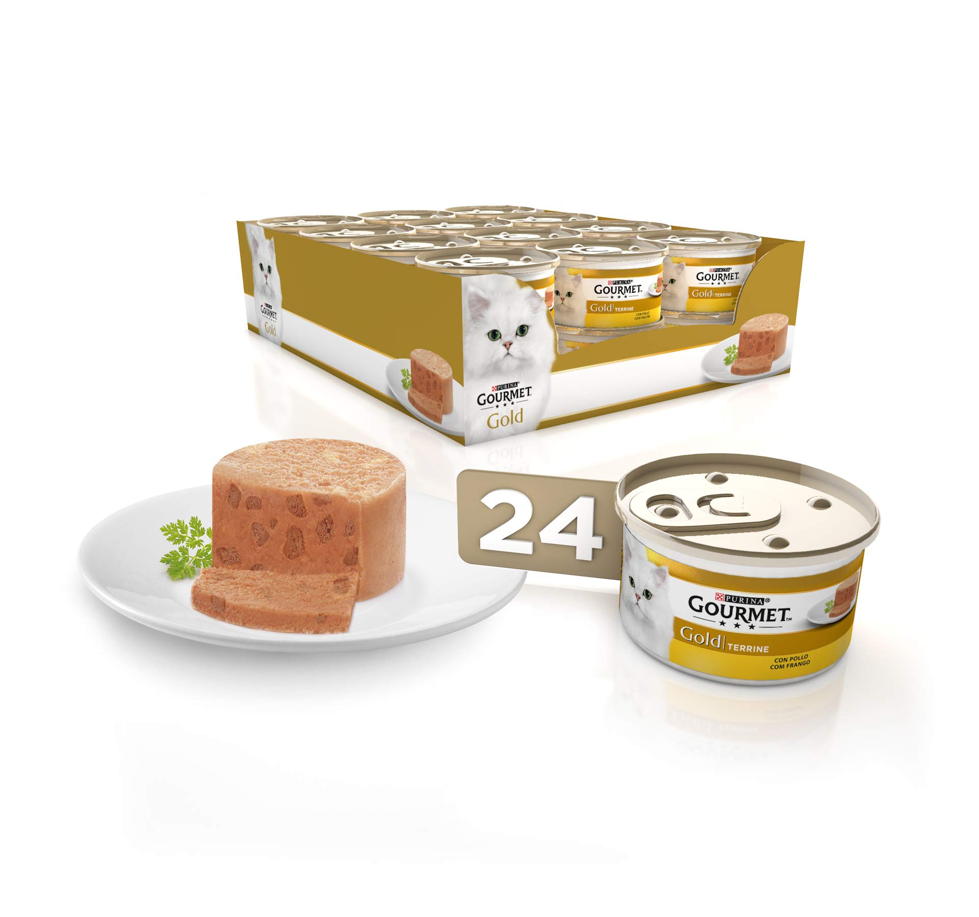 Gourmet Gold TERRINE Pollo CAJA 24X85GR