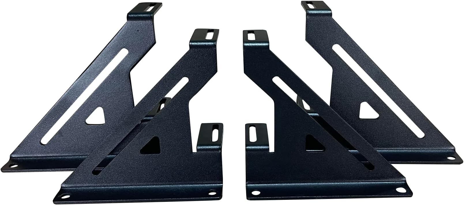Droppin HZ Car Audio 2RACK 2 Channel Amplifier Rack, Steel, Black Powder Coated, Bracket Mount, 24 Watts, Audio Equipment Rack