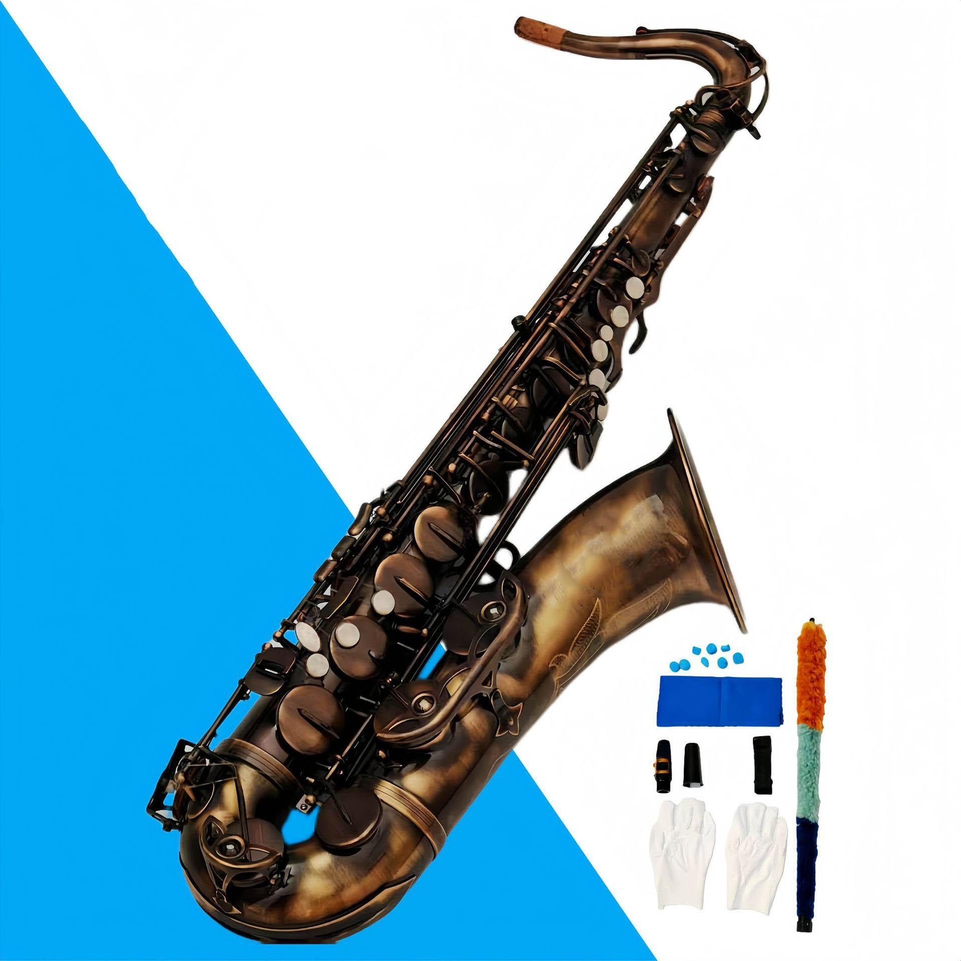 Saxophon Antikes B-Tenorsaxophon Aus Messing
