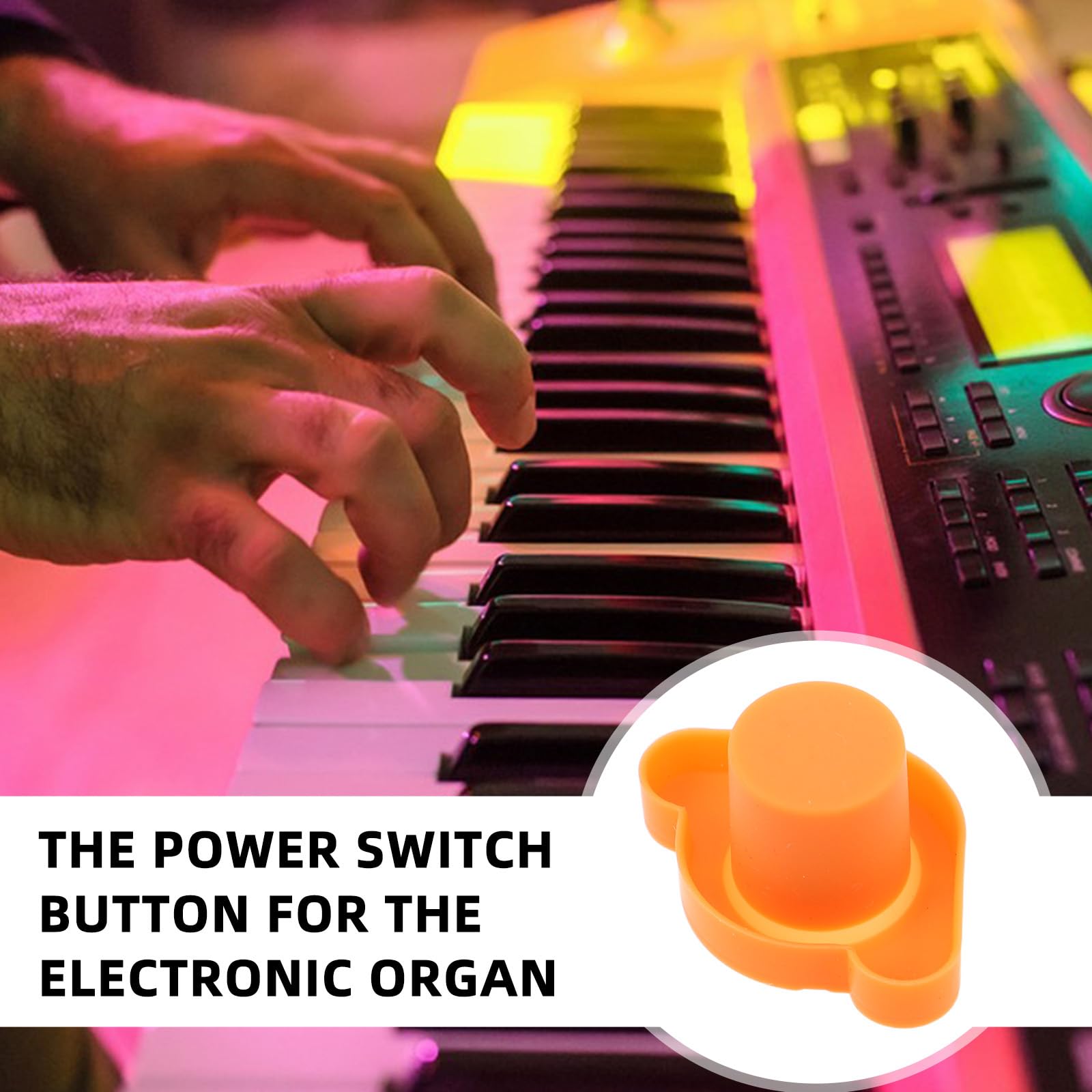 BESTonZON Interruttore per Tastiera Musicale Parte di Ricambio per Strumento Elettronico Sostituzione del Pulsante di Accensione per Pianoforte Digitale Componente Musicale Digitale