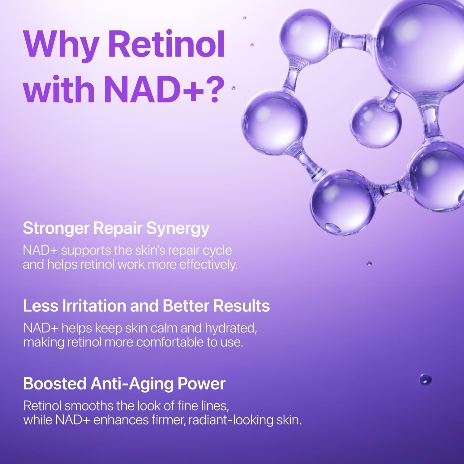 AGE18'S No.9 NAD+ Retinol Peptide Eye Cream 15 ml Retinol Under Eye Serum Dark Circles Fine Lines Wrinkles Hydrating Undereye Treatment Firming Brightening Peptides Niacinamide Glow Daily Use — Amazon image 7