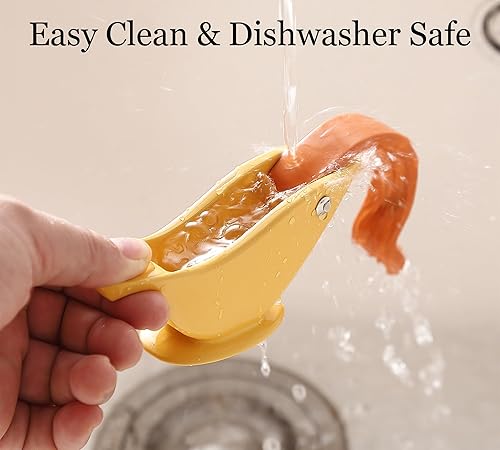 Miniatura 7 de Manual del exprimidor del limón del pájaro, exprimidor de la rebanada del limón del metal, exprimidor de la rebanada de la lima, mano del exprimidor