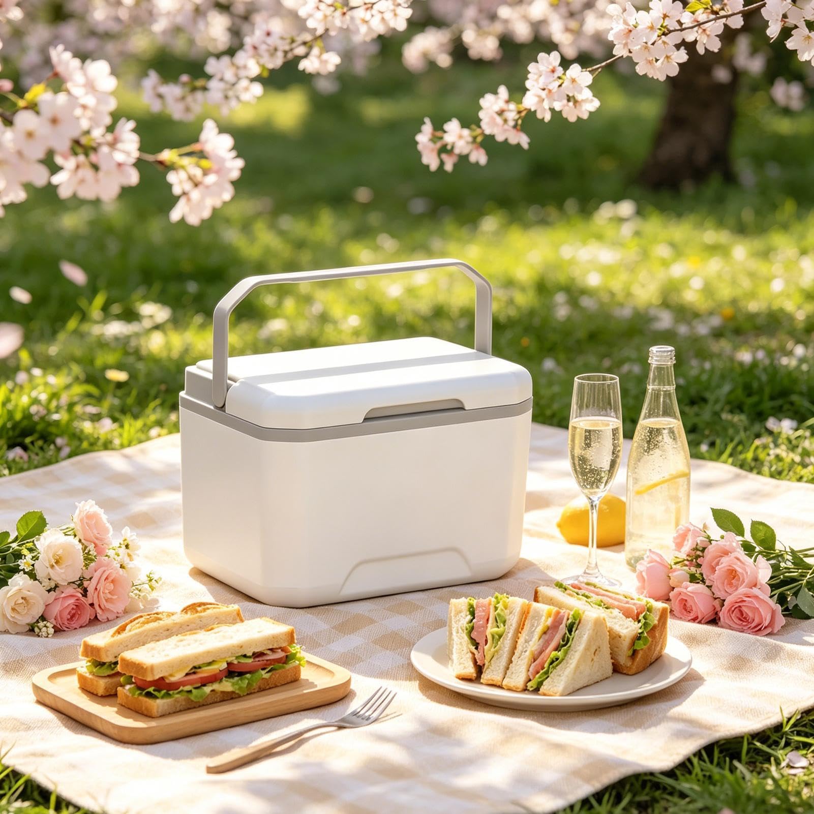 Chłodziarka Turystyczna Przenośne Izolowane Pojemniki Na Żywność 5 L | Chłodziarka O Twardych Ściankach Chiller Na Świeżym Powietrzu Kemping Piknik Wędkowanie Pływanie Łodzią Wędrówki Grill Plaża