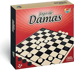 Jogo De Damas, Aquarela Brinquedos, Madeira