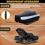 Tirol Pickup Truck Cover -Waterproof All Weather UV-Proof Windproof Upgraded Multi-Layer Truck Covers Fit for Ford F150, Chevy Silverado, Dodge Ram 1500, Toyota Tundra, Tacoma (M-214 in)