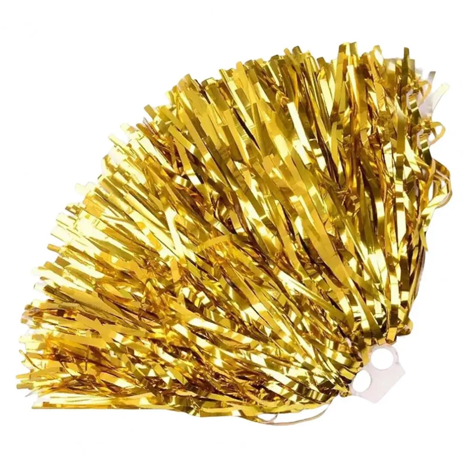 Pompom Cheerleading Pompons Practical Bright Color Glitter for Basketball Dance Pompoms Cheerleader for Cheerleaders(Golden)