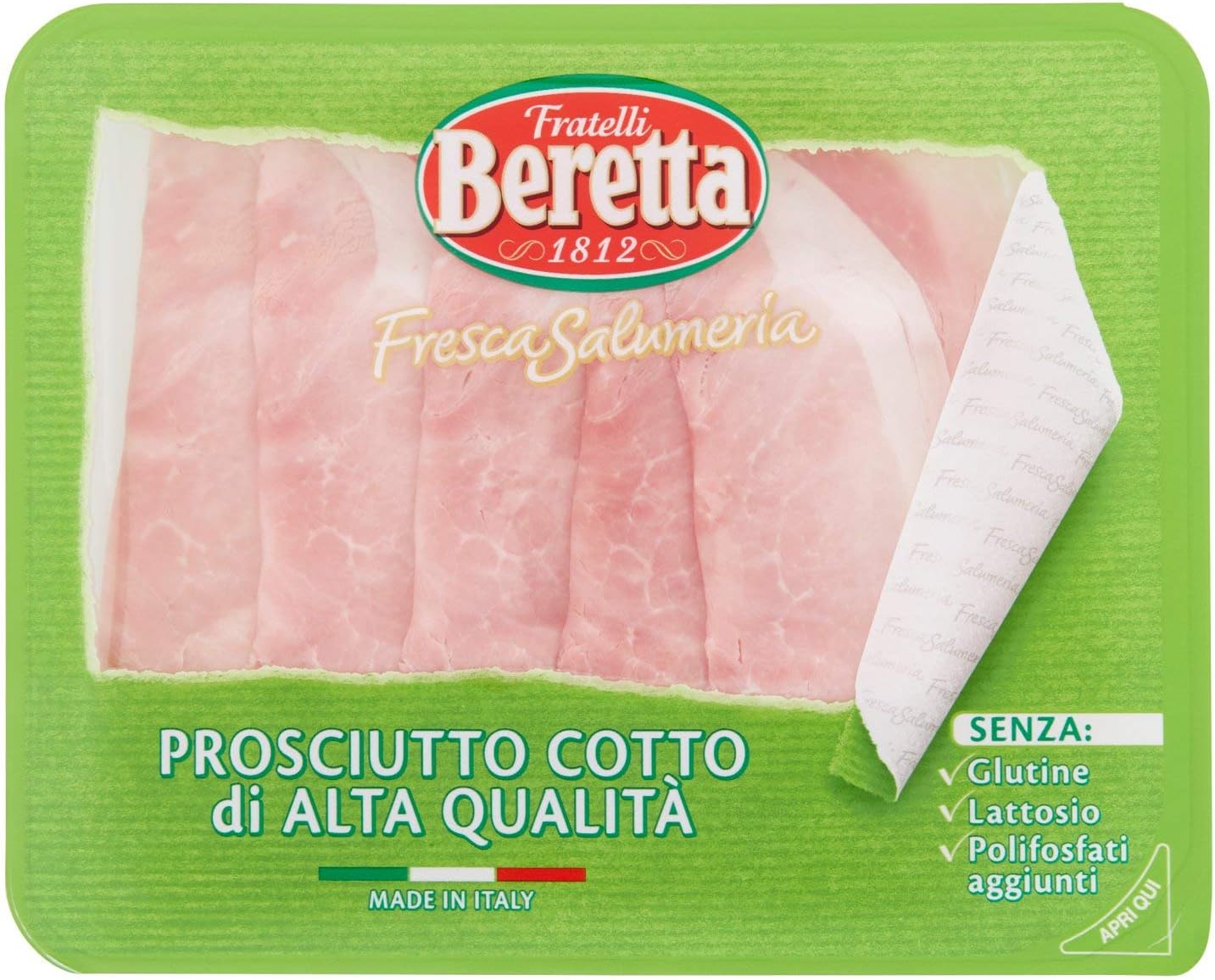 Fratelli Beretta La Fresca Salumeria Prosciutto Cotto alta Qualità