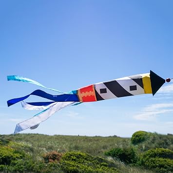 In the Breeze 4665 3D Lighthouse Windsock Hanging Outdoor Beach Decoration for Yards, Gardens