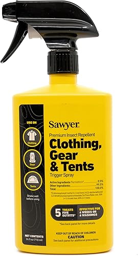 Miniatura 3 de SPORT WASH LAUNDRY DETERGENTE 64 onzas líquidas & Sawyer Products SP657 Repelente de insectos de permetrina premium para ropa, equipo y tiendas de