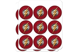 Justice League Movie The Flash Logo Embellishments for Planners and Scrapbooks