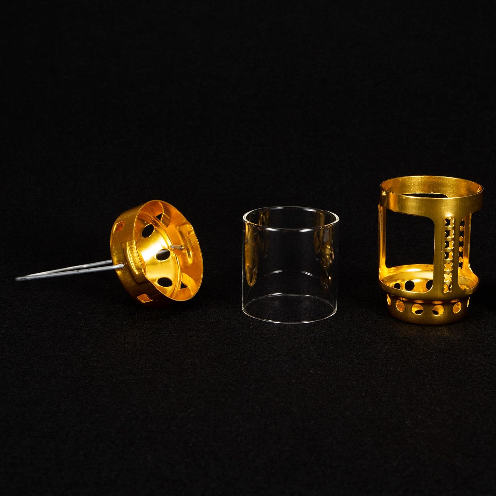 Lampada a candela da campeggio in lega di alluminio 2 PCS