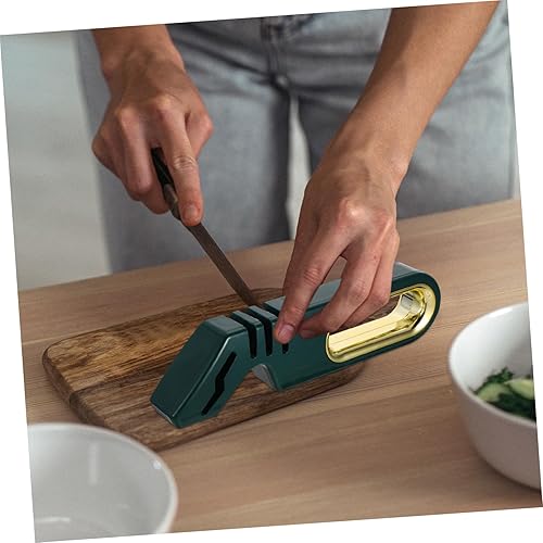 Miniatura 4 de MUCKLILY 2 unids 4 en 1 sacapuntas piedra para afilar cuchillos profesional cortador afilador de piedra húmeda afilador de diamante herramienta de