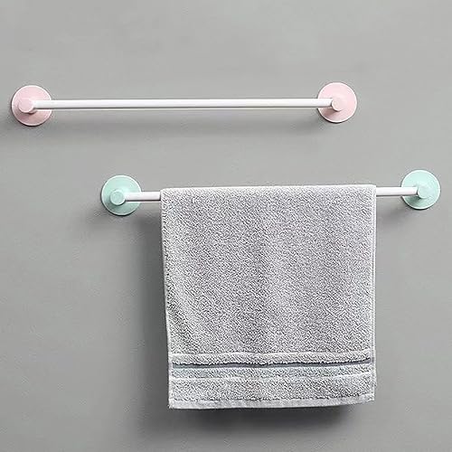 Miniatura 2 de DOCOJUCL - Toallero de mano, barra adhesiva para toallas de baño de 15.7 pulgadas, sin taladro, soporte para toallas de baño, fácil instalación,