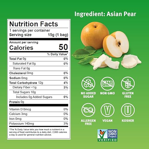 Miniatura 7 de Crispy Green Fruta natural liofilizada, mandarina de una sola porción, sin azúcar añadido, 0.42 onzas (paquete de 12)