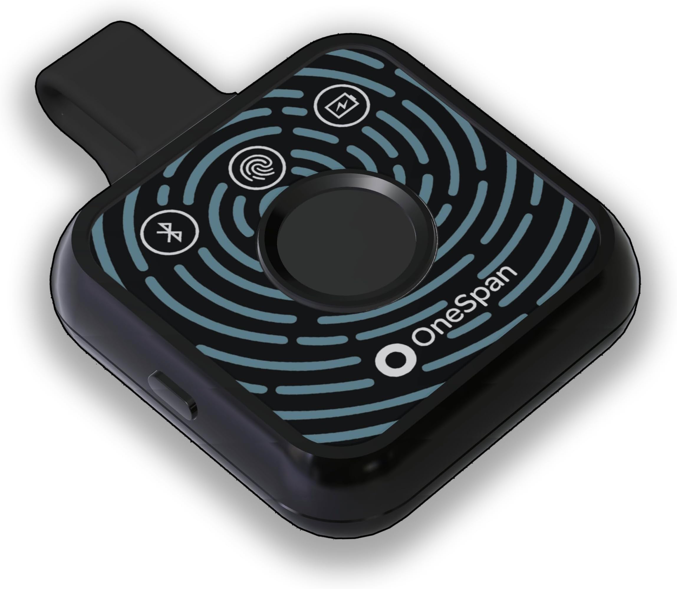 DIGIPASS FX1 Bio FIDO2 Security Key - Biometrischer Fingerabdrucksensor, USB-C, Bluetooth LE & NFC - Phishing-resistenter Hardware-Authentifikator für passwortlose MFA & Passkeys - Schwarz