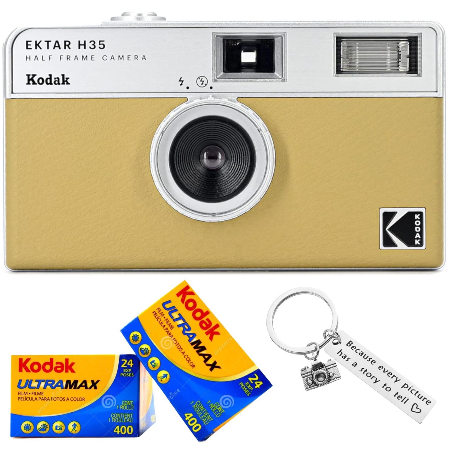 Amazon | Kodak Ektar H35 ハーフフレーム レトロカメラ Kodak
