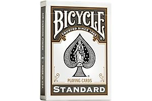Black Playing Cards, Standard Index, 1 Deck