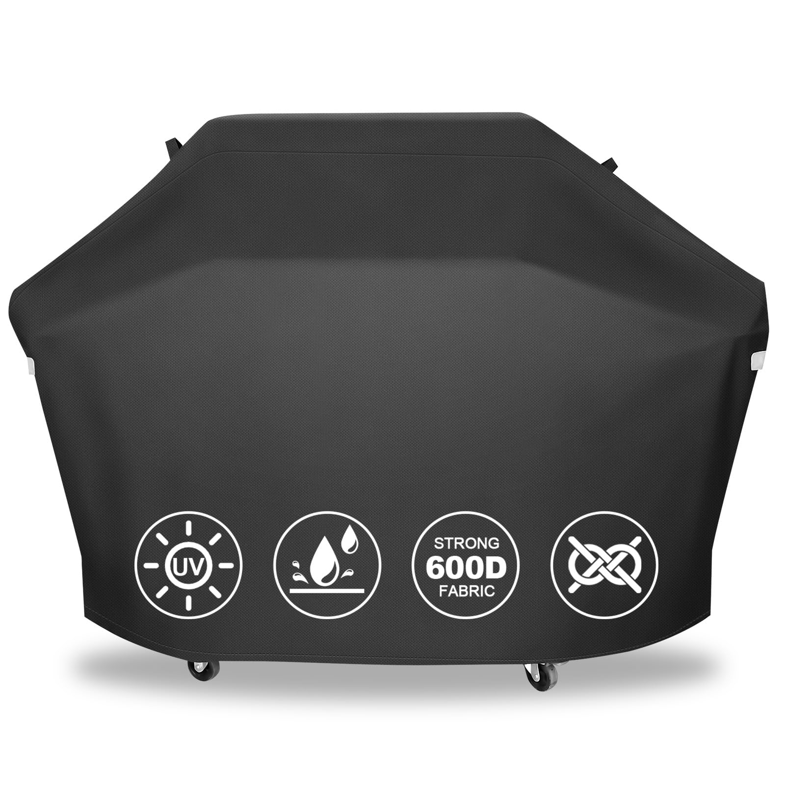 65 Inch Grill Cover for Outdoor Grill, Heavy Duty Waterproof BBQ Cover