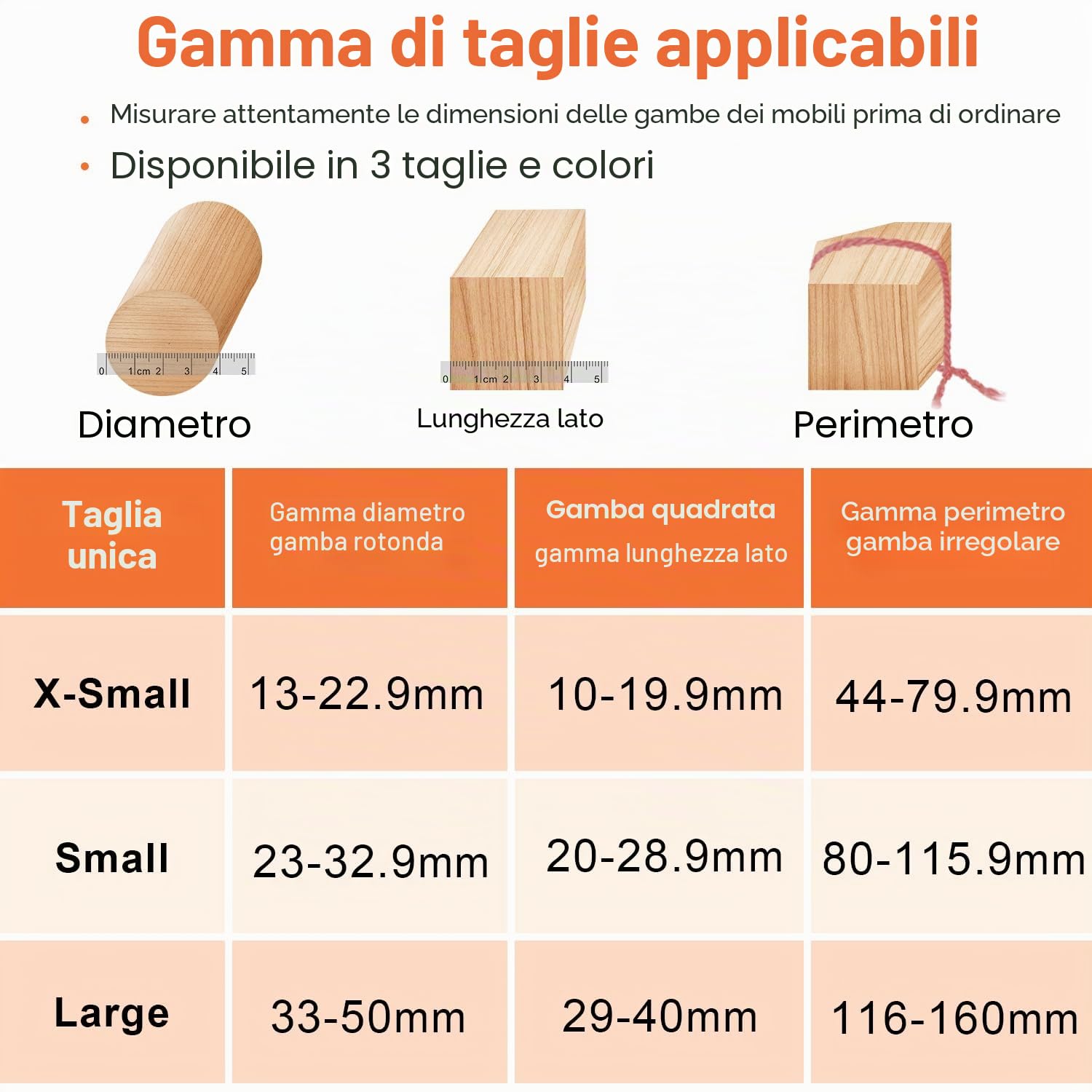 32 Pezzi GICUNK Nuovo Gommini per Sedie Rotondi, Silicone, Tappini per Gambe Sedia, Copri Piedini Sedie in Trasparente per Pavimenti in Legno(Adatto per: 13-22.9 mm)
