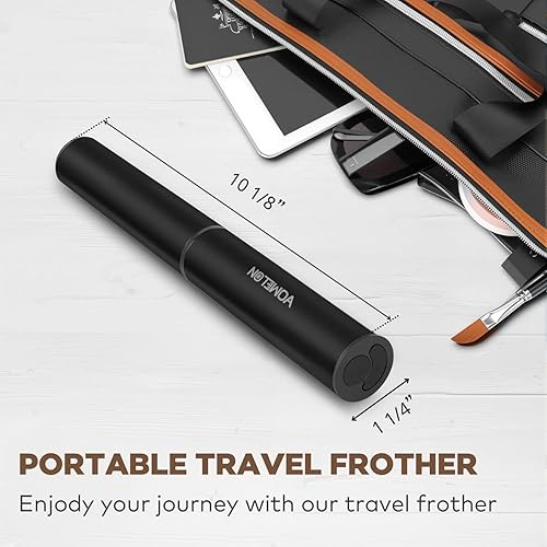 Miniatura 7 de Espumador de leche recargable, espumador de café eléctrico, mezclador de bebidas portátil para café con leche, capuchino, café, huevos, chocolate