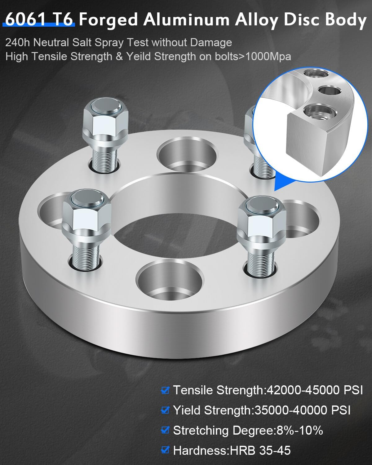 ECCPP 4PCS 1 inch Conversion Wheel Adapters 4 Lug change bolt pattern from 4x100mm to 4x108mm 12x1.5 Studs fits for 1993-2002 for Toyota Corolla |2000-2005 for Toyota Echo |2007-2011 for Toyota Yaris