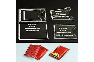 Leather Templates Acrylic Card Holder Template Bag Leather Pattern Acrylic Leather