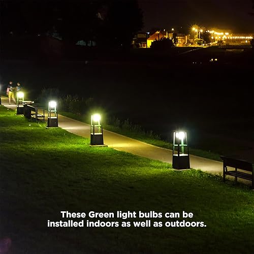 Miniatura 4 de SLEEKLIGHTING Bombilla CFL en espiral de 13 W, aprobada por UL, 120 voltios, base mediana E26 (paquete de 4) (rojo y verde)