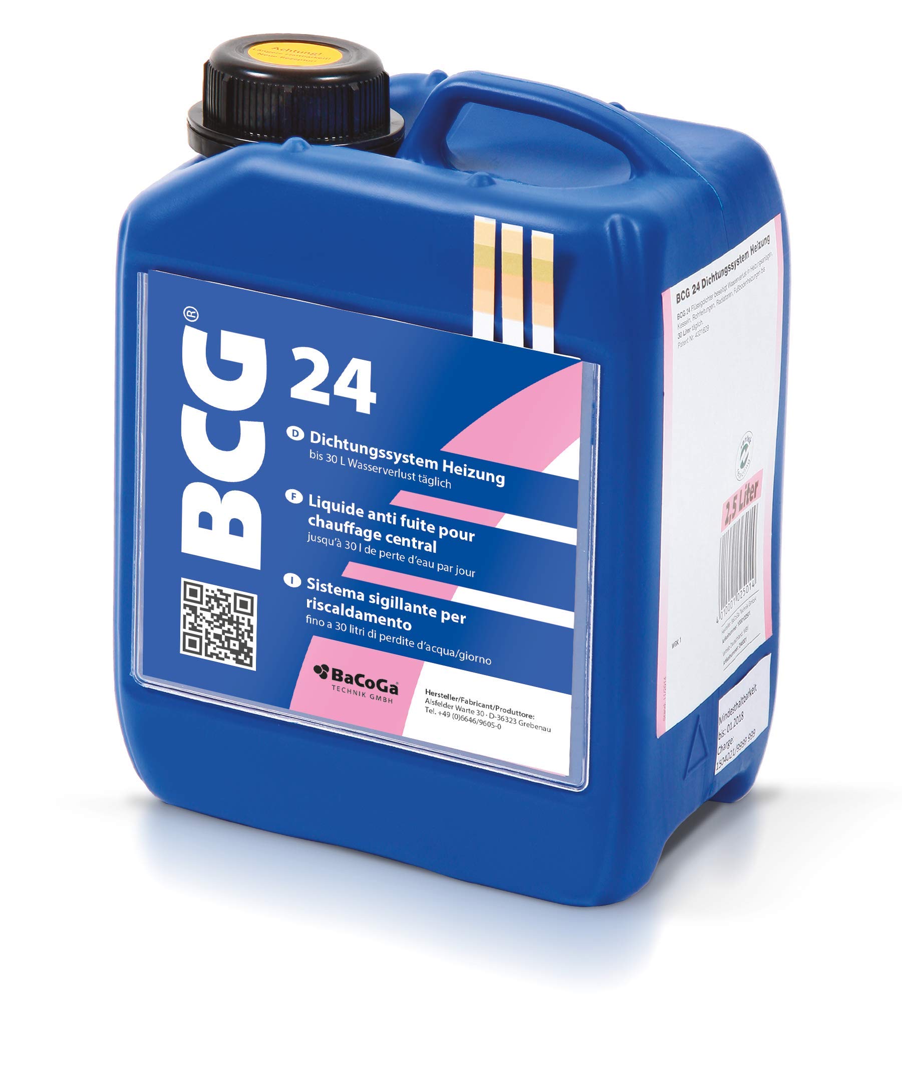 BCG auto-scellant 24 (2,5 litre) liquide de colmatage par cristallisation