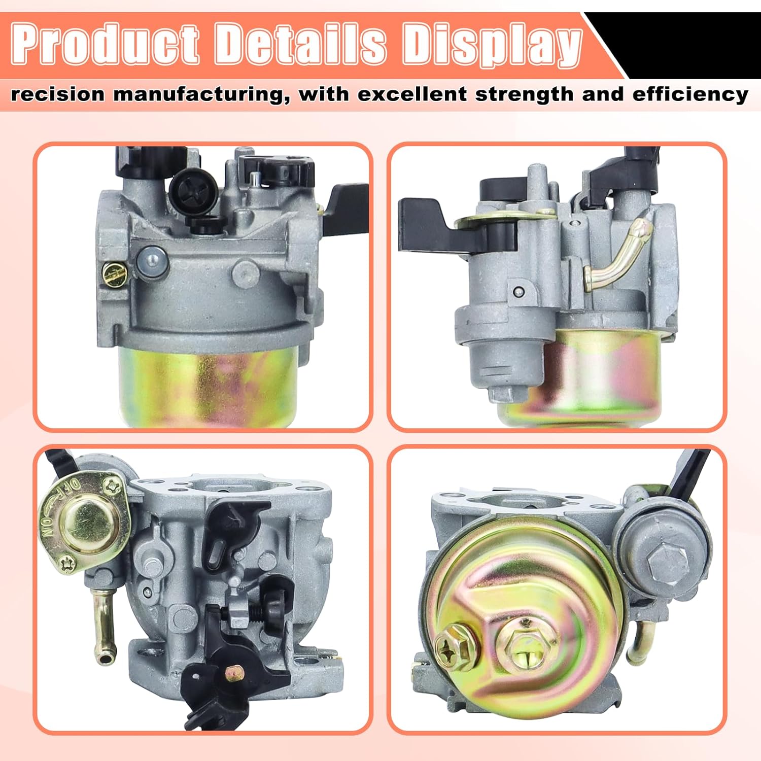 RY802925 Carburetor Fits for Ryobi RY802925VNM RY80588A RY80588VNM 3200PSI RY802925 2900 PSL Pressure Washer Replacement for 99981173031 16100-ZH7-W51 16100-ZH8-W61