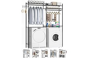 Loomie Over the Washer and Dryer Storage Shelf for Laundry and Bathroom...