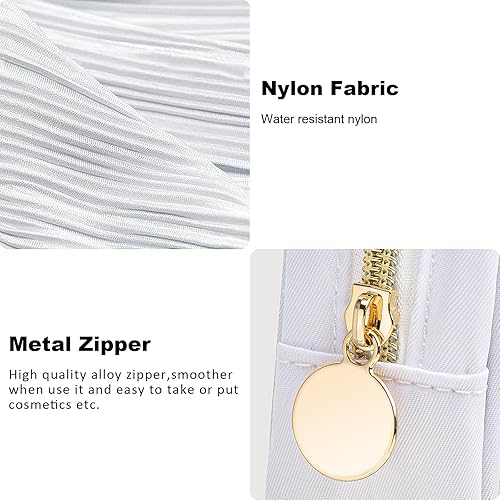 Miniatura 7 de KOTORA Bolsa de maquillaje transparente, bolsa de cosméticos, pequeña bolsa pequeña, bolsa de aseo aprobada por la TSA, bolsas de aseo con