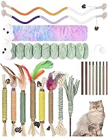 Vista 8 de Bissap 10 palitos masticables Silvervine para gatos, palitos masticables de hierba gatera, juguetes para gatos en interiores, dientes de gatitos