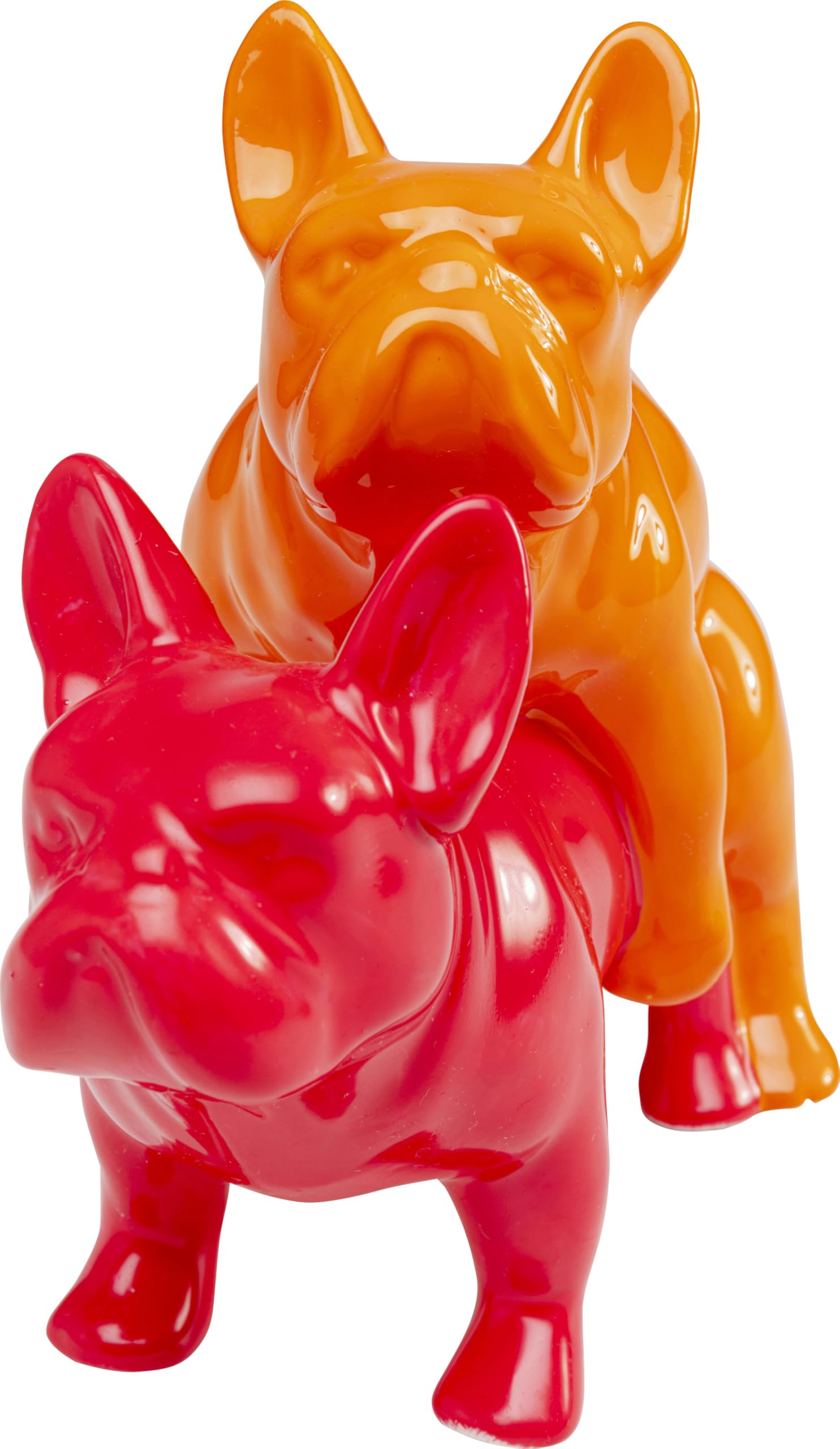 Kare Design figura decorativa Love Dogs Duo, rosso arancione, idea regalo