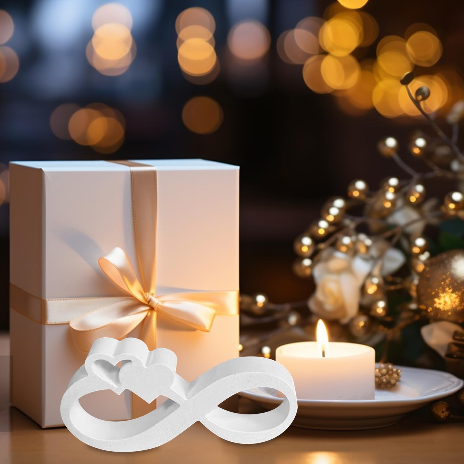 Stampo in silicone per candele, stampi in silicone per Natale, in gesso per versare, stampi fai da te in silicone, stampi per candele per versare, stampi per candele (A+B