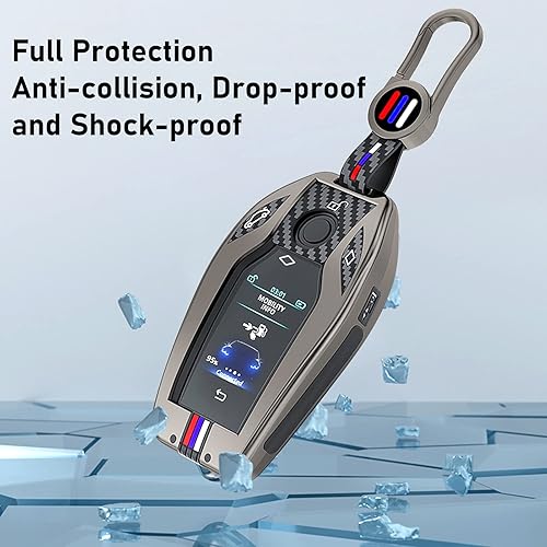 Miniatura 2 de Jaronx Compatible con fundas de llavero BMW (modelo C-gris)