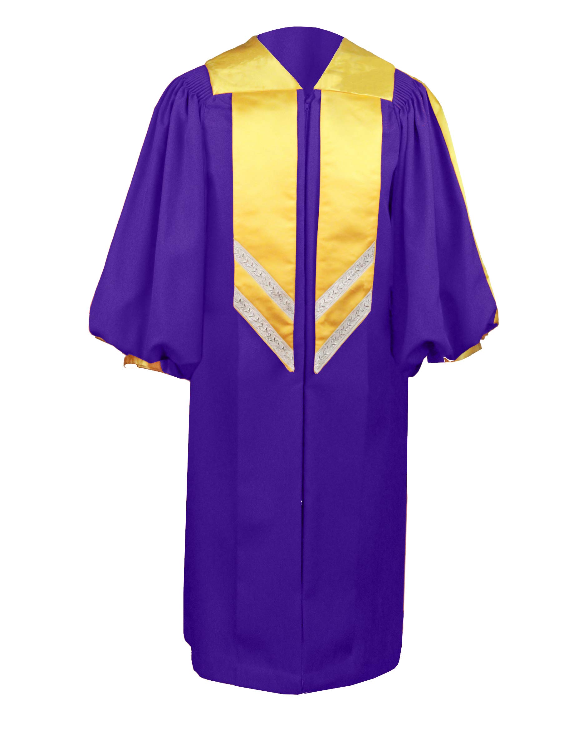 TngHuiTngHui Unisex Adult Choir Robes Matte Finish for Baptisms with Cuff Sleeves