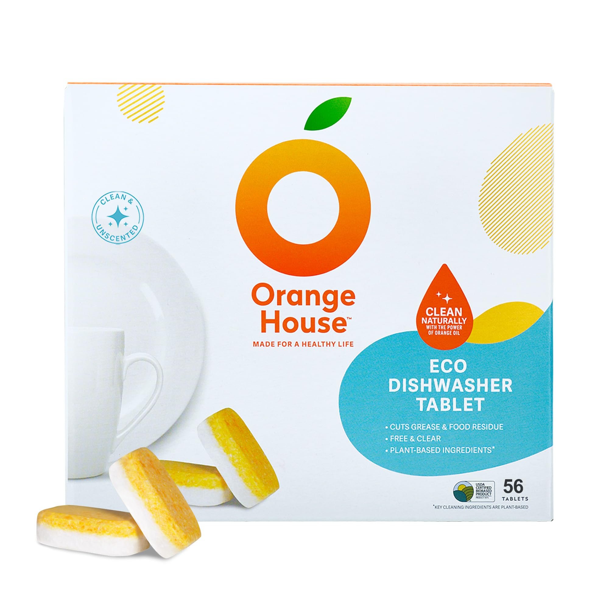 Orange House Dishwasher Detergent Tablets