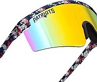 Vista 64 de FOCO Gafas de sol de montura grande con logotipo del