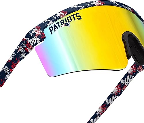 Vista 64 de FOCO Gafas de sol de montura grande con logotipo del