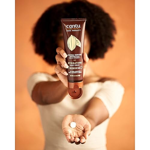 Miniatura 4 de Cantu Therapy Crema corporal hidratante de manteca de cacao para pieles muy secas, 8.5 onzas